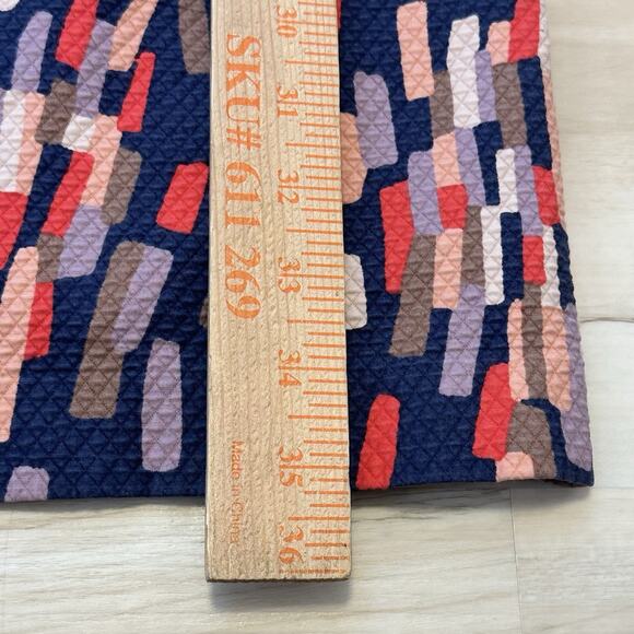 Boden 4R US 8R UK Emma Dress V-Neck Textured Confetti Geometric Pattern Blue - Picture 11 of 11